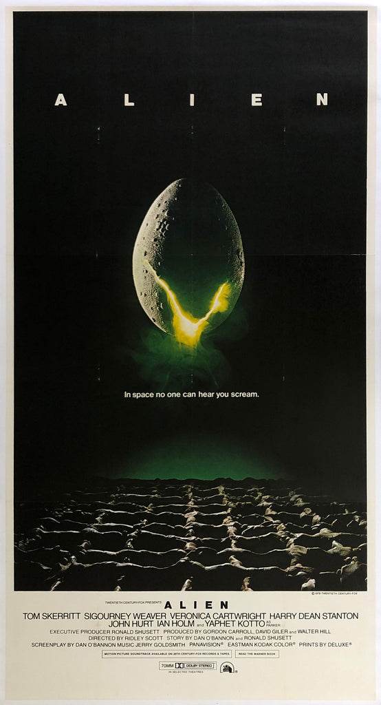 Alien 1979 US 3 Sheet Film Poster - Orson & Welles