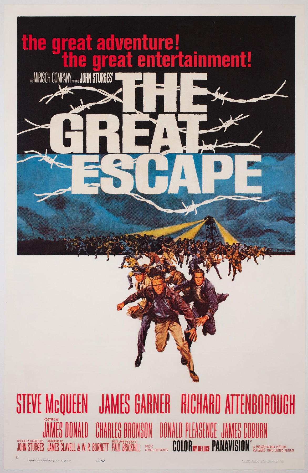 The Great Escape 1963 US 1 Sheet Film Poster, McCarthy - Orson