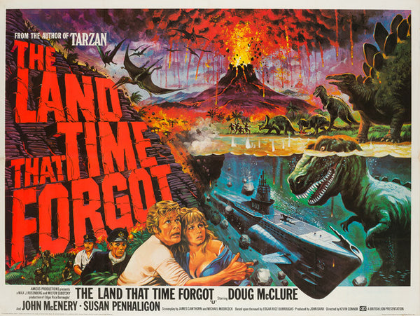 The Land that Time Forgot 1975 UK Quad Film Poster, Tom Chantrell ...